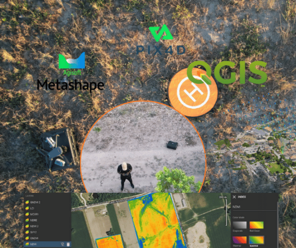 Geoprocessamento e análise espacial de imagens obtidas por drones | RGB e multiespectrais