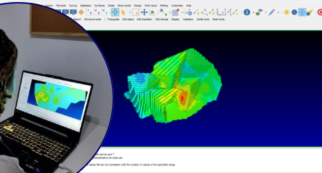 Modelamento Geológico 3D e Estimativa de Recursos minerais com Surpac e Datamine Studio RM